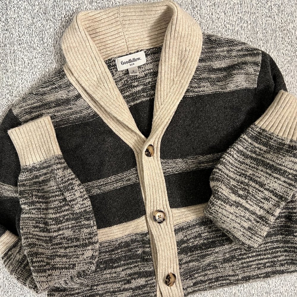 Men's Goodfellow & Co., Cardigan Sweater, Button Down, Size Small